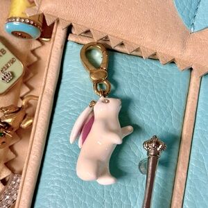 Rare white rabbit juicy couture charm